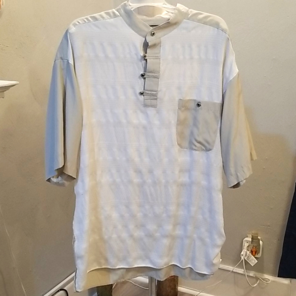 Mens Two Toned Leisure Shirt